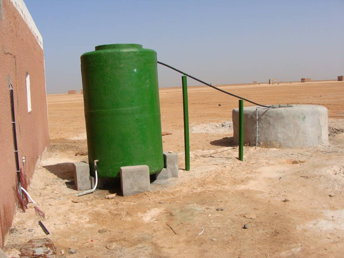 Station de pompage électrique solaire à Nouamghar en Mauritanie