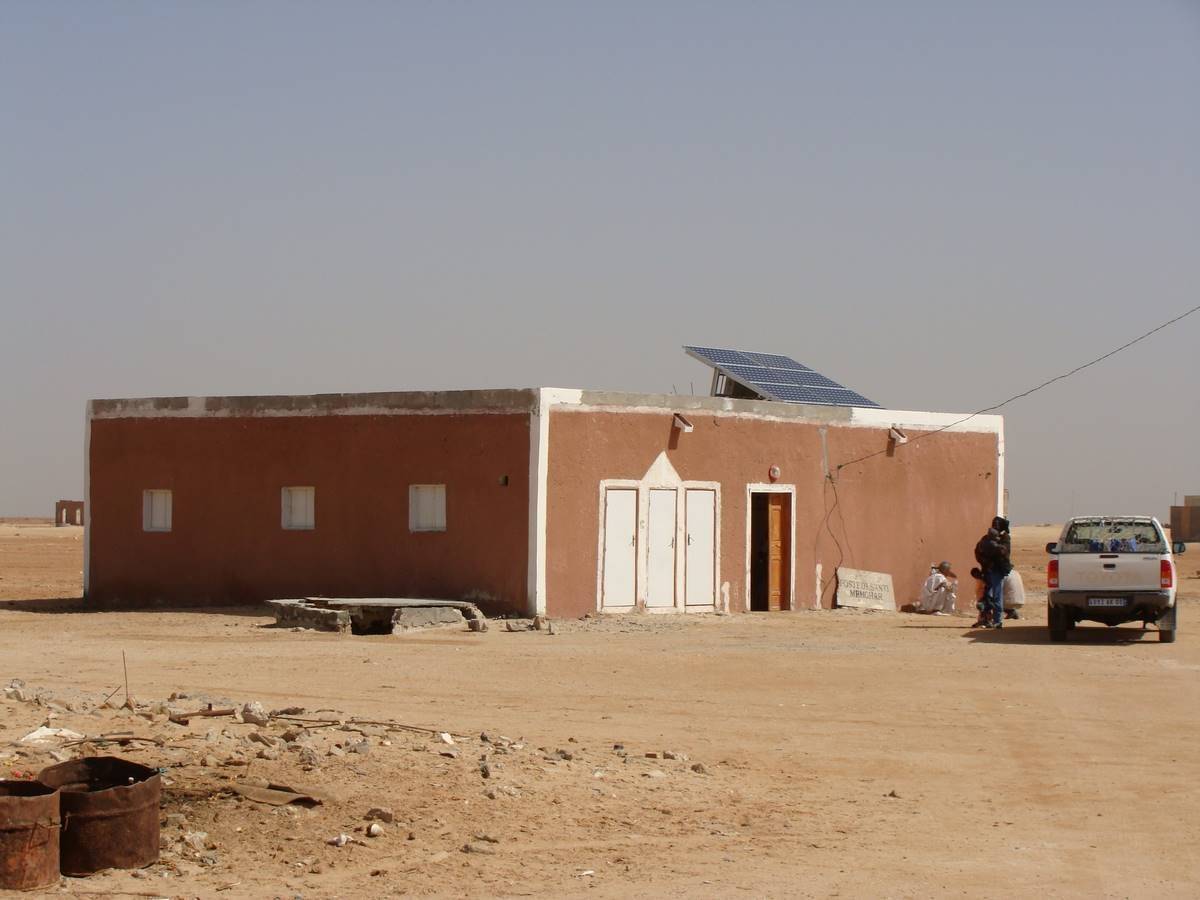 Station de pompage électrique solaire à Nouamghar en Mauritanie