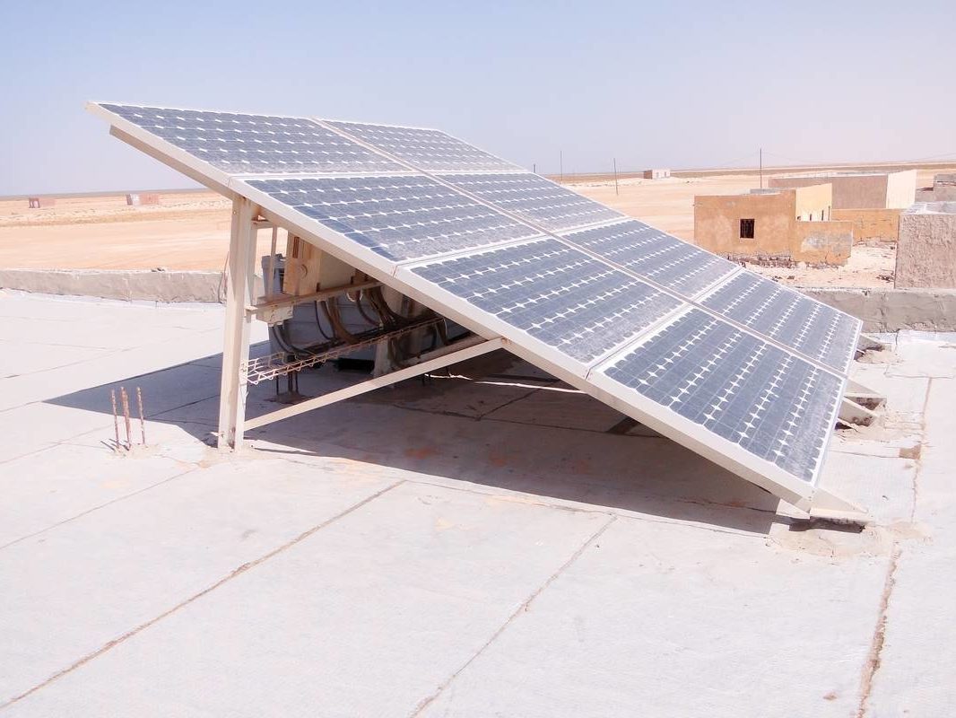 Station de pompage électrique solaire à Nouamghar en Mauritanie