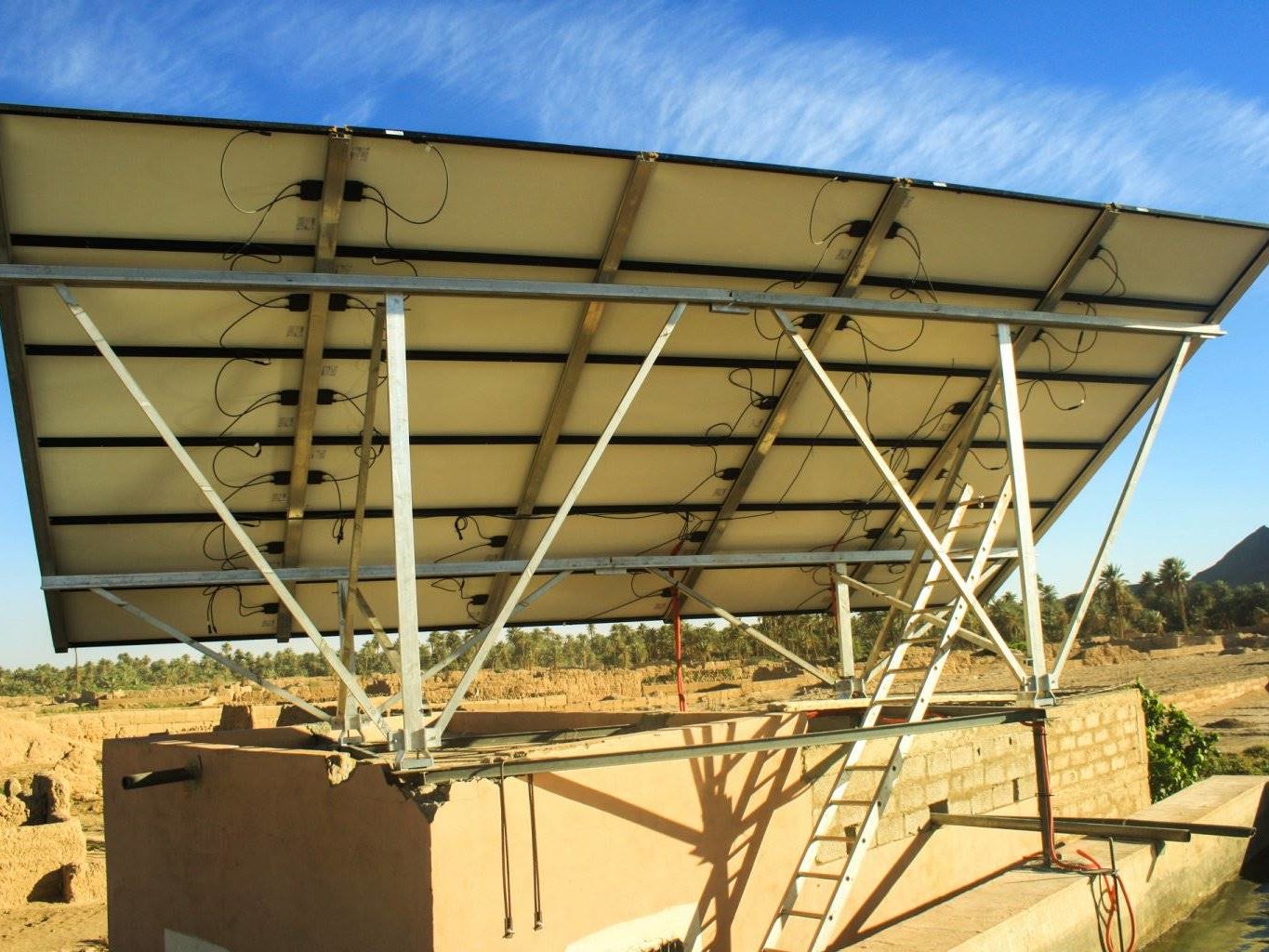Pompage solaire pour une palmeraie au Maroc