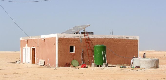 Station de pompage électrique solaire à Nouamghar en Mauritanie